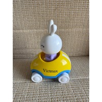 Victmax Adventures Little Buggy Vehicle Preschool Toy for Ages 3 and Up (Rabbit in Helicopter)